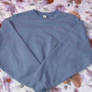 Alo winter frost cropped crewneck sweatshirt !!!LIMITED EDITION COLOR!!!